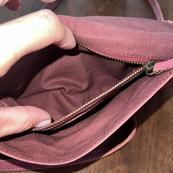 Idyllwind Miranda Lambert Mauve Studded Leather Crossbody Shoulder Bag Purse - Picture 8 of 11